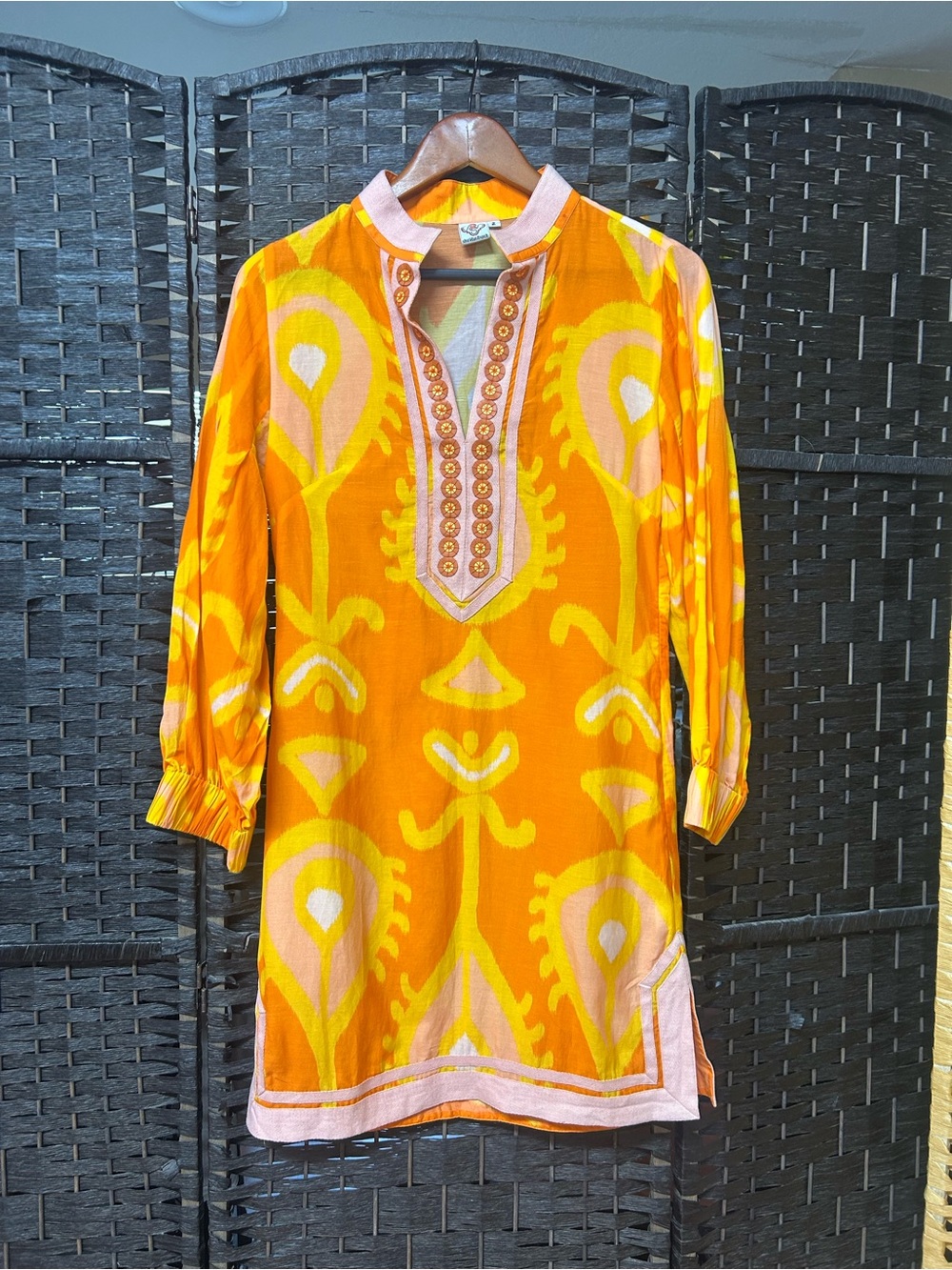 Sheridan French cotton blend summer dress size 2 XS